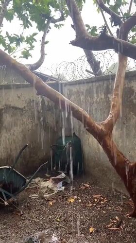Heavy rainstorm hits residential area in Mararaba, Nigeria