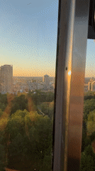 Evening fairground operations captured in Perm, Russia