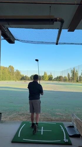 Early morning golf session interrupted by geese in Vancouver
