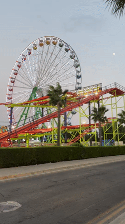 A night out along Ayia Napa's lit-up strip
