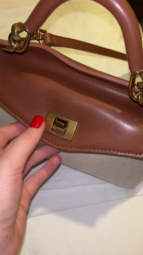 Social media challenge documented with food and handbag in Thailand
