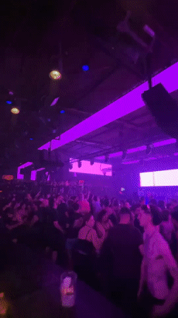 Buenos Aires nightclub scene captured during early morning hours