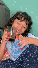 Young girl playing indoors captured by witnesses in Dhaka