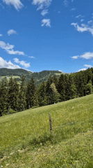 Rural Austrian countryside documented during sunny morning in Frohnleiten