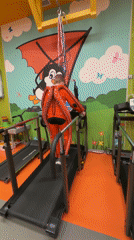 Children undergo specialized therapy in distinctive suits at Izhevsk center