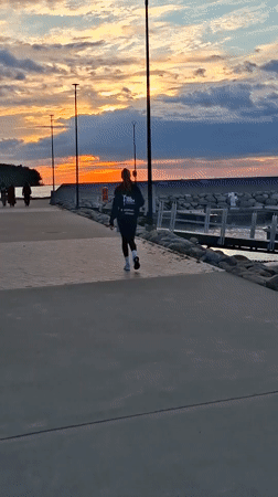 Tallinn's Pirita waterfront comes alive during a Baltic sunset