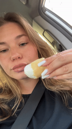 Couple celebrates two months together with ice cream, balloon in Budva