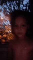 Personal family moments captured in Zaporizhzhia during evening hours