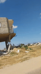 Building damage documented in Deir el-Balah, Palestinian Territories