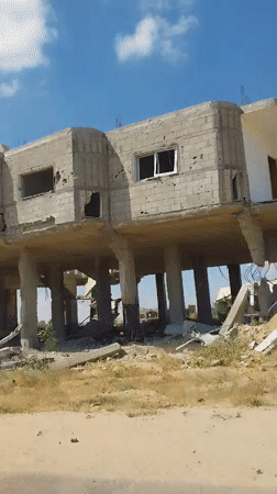 Building damage documented in Deir el-Balah, Palestinian Territories