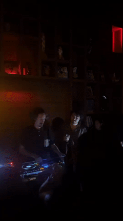 Early morning DJ set captured at Cholula venue