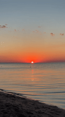 Sunset on the Black Sea shore, Odesa