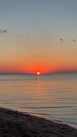 Sunset on the Black Sea shore, Odesa