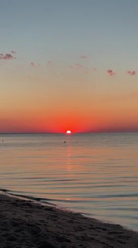 Sunset on the Black Sea shore, Odesa