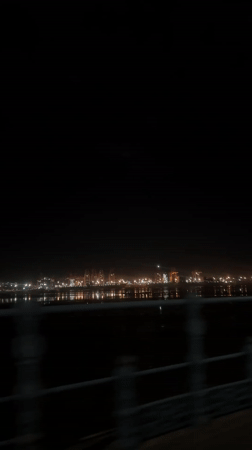 Nighttime views captured of Durban waterfront from John Ross Bridge