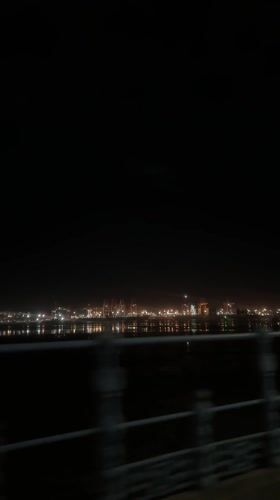 Nighttime views captured of Durban waterfront from John Ross Bridge