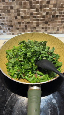 Home cooking captured in Bar, Montenegro kitchen