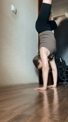 Indoor yoga and stretching session captured across multiple rooms