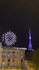 A summer evening wanders through Tbilisi's streets and landmarks