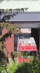 Fire trucks spotted at Vilafranca del Penedès station