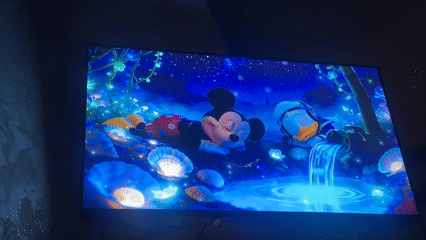 Sofia resident documents evening indoors watching Disney content, taking selfies
