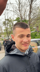Young men gather in multiple locations across Varna, Bulgaria