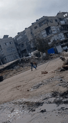 Widespread building damage documented in Gaza urban area