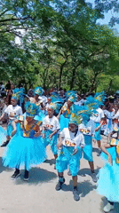 Children's costume parade draws crowds in Abuja Nigeria