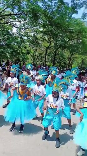 Children's costume parade draws crowds in Abuja Nigeria