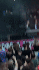 Live DJ and drums set off a packed outdoor crowd in Moscow