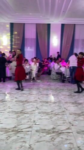 Traditional dancers perform at celebration in Kokshetau, Kazakhstan