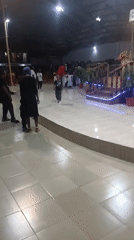 Community gathering recorded at hall on Rukuba Road, Nigeria