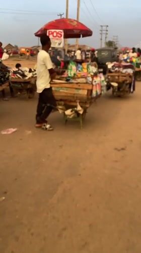 Daily street market activity documented in Bukuru, Nigeria
