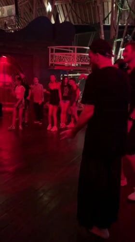 Red-lit club night in Kediri, Indonesia