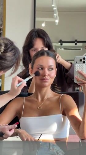 Behind the scenes at a beauty session in Krasnoyarsk