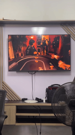 Abuja resident documents TV viewing and city views