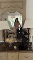 Woman documents morning routine in French Country home
