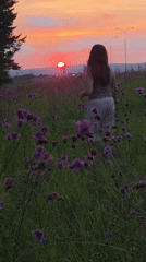 Sunset over Chaikovsky, Russia, seen from all angles