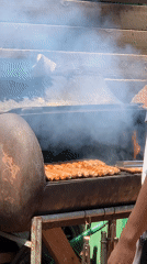 Morning barbecue documented in Raanana, Israel