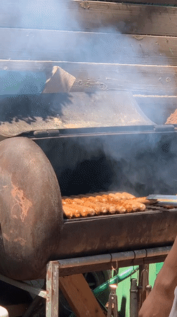 Morning barbecue documented in Raanana, Israel