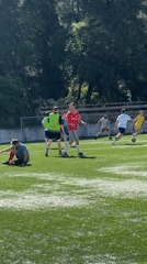 Morning soccer game observed in Donja Lastva, Montenegro