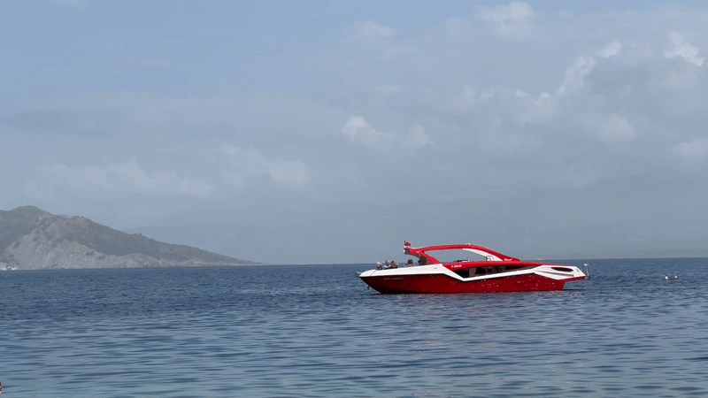 Morning boating activity observed in Fethiye bay, Turkey