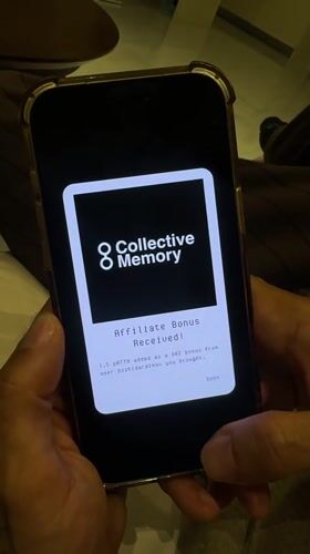 Collective Memory user receives affiliate bonus in Thailand