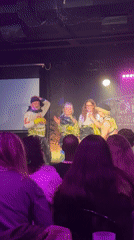 Evening theatrical performances captured at London's Soho Theatre