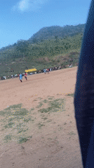 Local soccer match draws crowd in Lokoja, Nigeria
