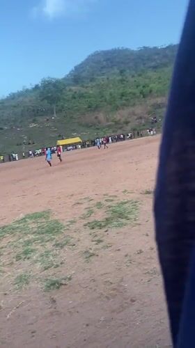 Local soccer match draws crowd in Lokoja, Nigeria