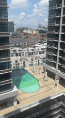 Early morning observations from Kuala Lumpur apartment complex