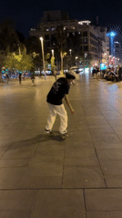 Evening street life documented across Barcelona plazas and sidewalks