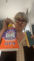 Woman photographed during morning routine in French home