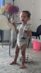 Morning domestic moments documented in Kiryat Bialik, Israel